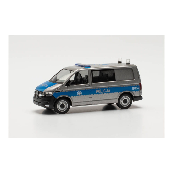 Herpa 097109 VW T6.1 Polska Policja B096 Skala H0 1:87